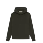 Black Essentials Hoodie For Kids