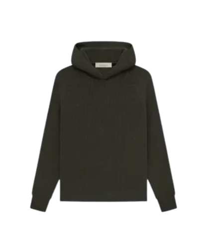 Black Essentials Hoodie For Kids