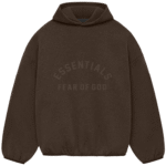 Brown Essentials Hoodie