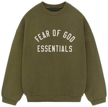 Dark Green Essentials Sweatshirt