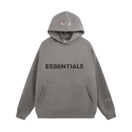 Dark Grey Essentials Hoodie