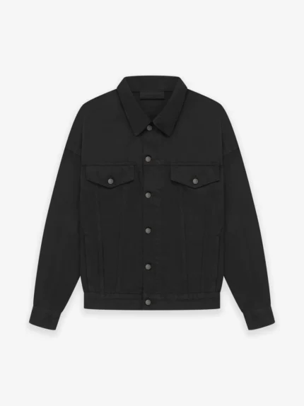 Essentials Black Jacket Jet Denim