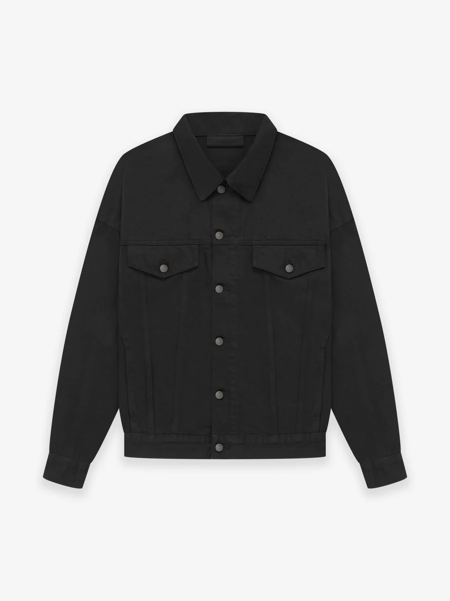 Essentials Black JacketJet Denim Essentials Black Jacket Jet Denim