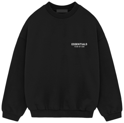 Essentials Black Sweatshirt