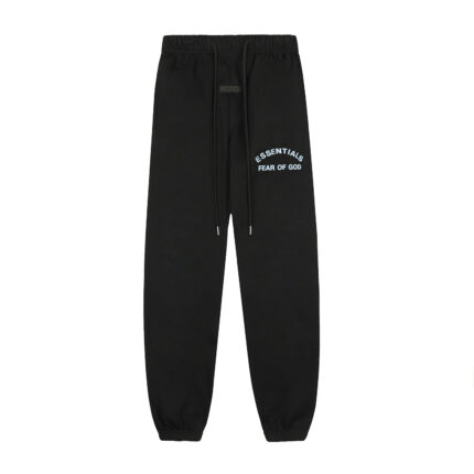Essentials Drawstring Black Pant