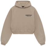 Essentials Fleece Crop Hoodie