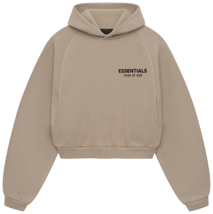 Essentials Fleece Crop Hoodie
