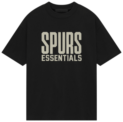 Essentials Spurs Black t Shirt