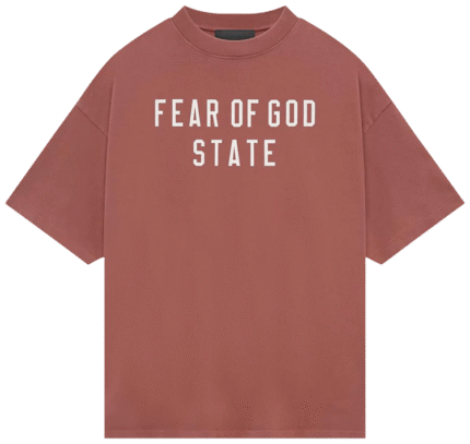 Fear Of God Essential Wine Crewneck t Shirt