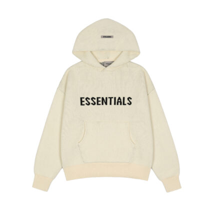Fear of God Essentials Minimal Off White Hoodie