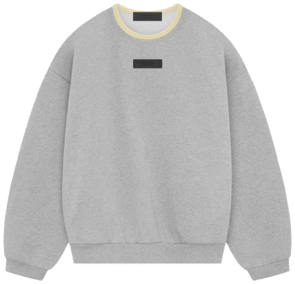 Gray Crewneck Essentials Sweatshirt