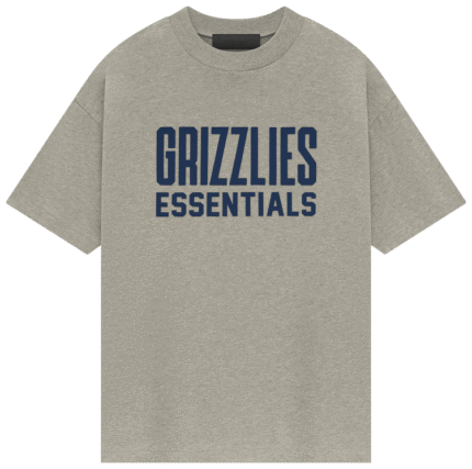 Gray Essential Grizzlies t Shirt