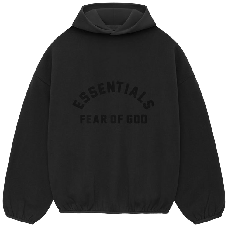 Jet Black Essentials Hoodie Jet Black Essentials Hoodie