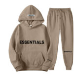 Light Khaki Essentials Tracksuit