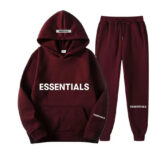 Maroon Essentials Tracksuit