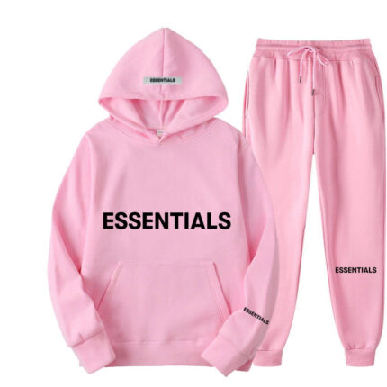 Pink Essentials Tracksuit