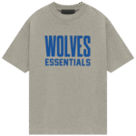 WOLEVS Essentials Logo Gray t Shirt