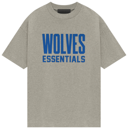 WOLEVS Essentials Logo Gray t Shirt