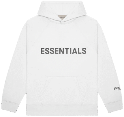 White Essentials Hoodie