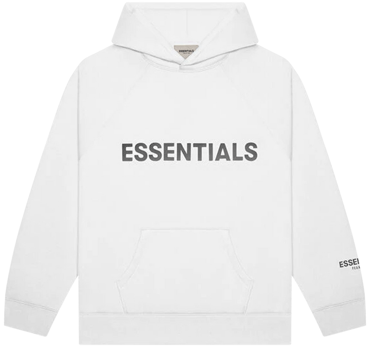 White Essentials Hoodie White Essentials Hoodie