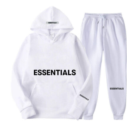 White Essentials Tracksuit