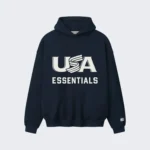 black essentials hoodie