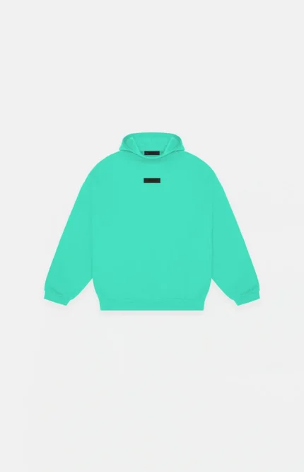 mint leaf essentials hoodie